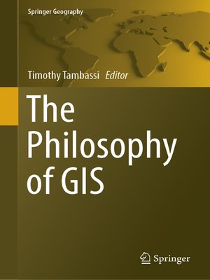 cover image of The Philosophy of GIS